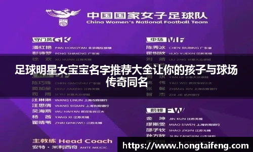 足球明星女宝宝名字推荐大全让你的孩子与球场传奇同名